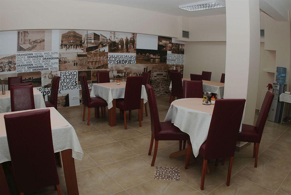 Hotel Orange Inn Skopje Restoran foto